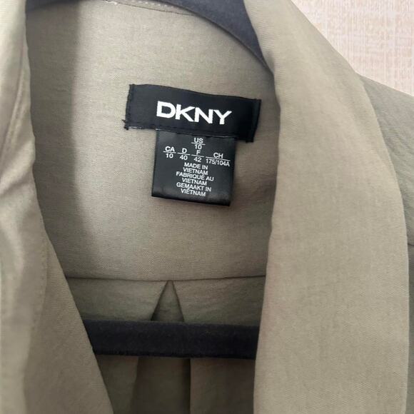 Green dkny button down shirt - Picture 6 of 6